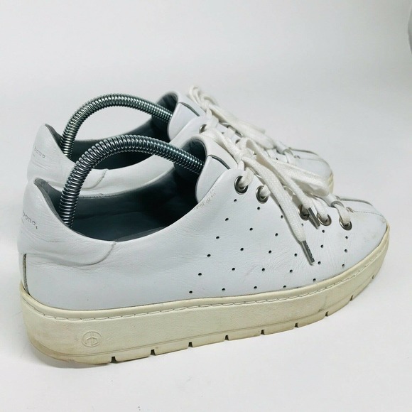 rag & bone Linden White Leather Platform Sneaker Athletic Shoes • Women's 8.5 - Picture 4 of 9